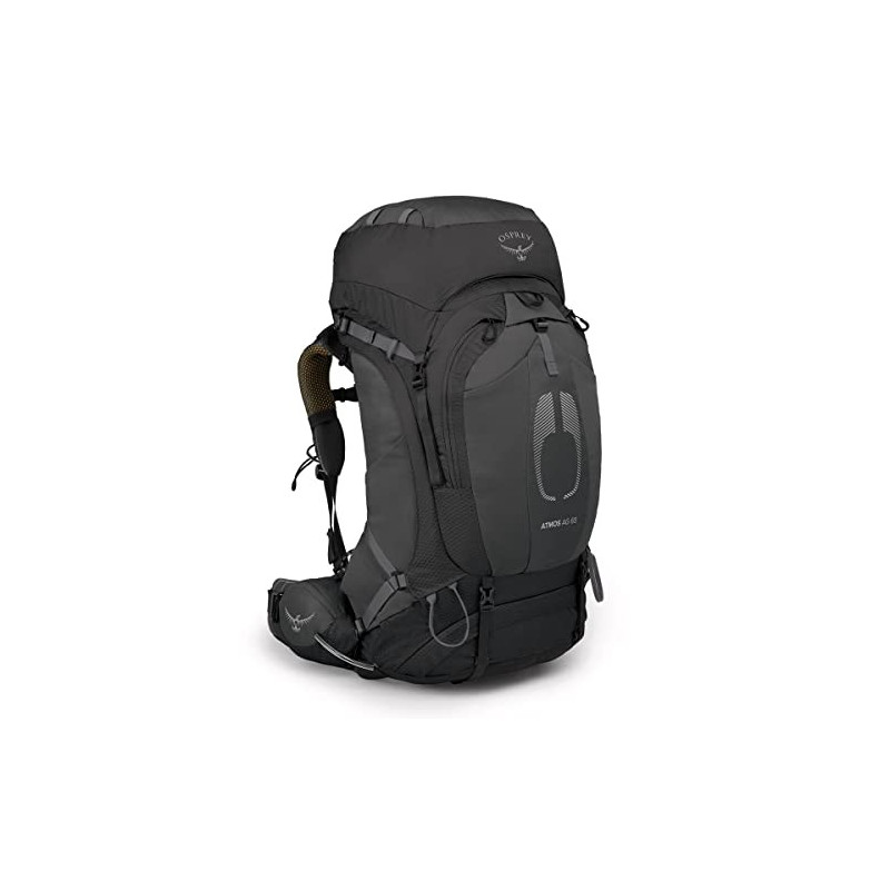 Osprey Herren Atmos Ag 65l Mens Backpacking Backpack Rucksack, Schwarz, X-Large