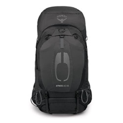 Osprey Herren Atmos Ag 65l Mens Backpacking Backpack Rucksack, Schwarz, X-Large