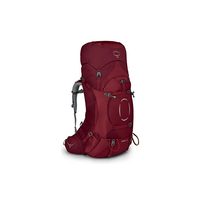 Osprey Ariel 55 Trekkingrucksack für Frauen Claret Red - WM/L
