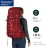 Osprey Ariel 55 Trekkingrucksack für Frauen Claret Red - WM/L