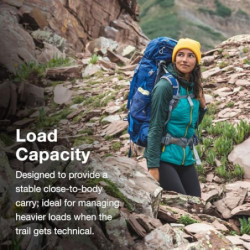 Osprey Ariel 55 Trekkingrucksack für Frauen Claret Red - WM/L