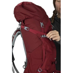 Osprey Ariel 55 Trekkingrucksack für Frauen Claret Red - WM/L