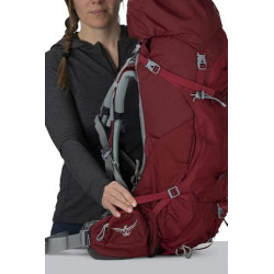 Osprey Ariel 55 Trekkingrucksack für Frauen Claret Red - WM/L