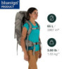 Osprey Renn 65 Wanderrucksack für Frauen Pediment Grey/Linen Tan O/S