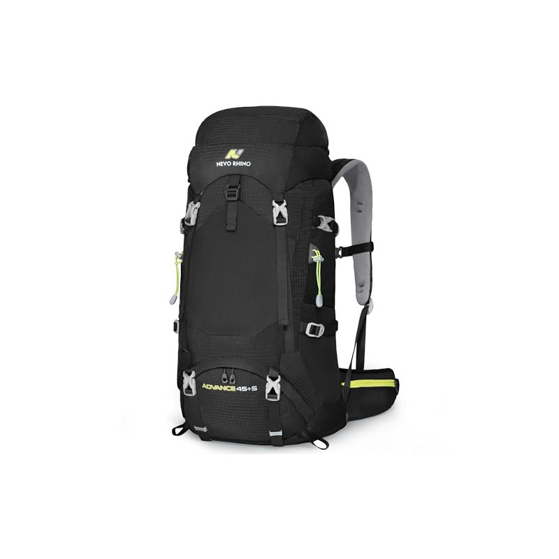 N NEVO RHINO Innenrahmen Wanderrucksack 50/60/65/70/80L, Bergsteigen, Camping, Tagesrucksack, wasserdichter Regenschutz