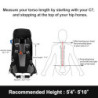N NEVO RHINO Innenrahmen Wanderrucksack 50/60/65/70/80L, Bergsteigen, Camping, Tagesrucksack, wasserdichter Regenschutz