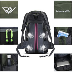 Wanderrucksack, 50 l, leicht, für Camping
