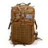 Bug Out Bag Rucksack, 50 l, taktischer Rucksack, ideal für Survival-Essentials  hellbraun 