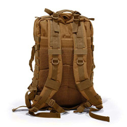 Bug Out Bag Rucksack, 50 l, taktischer Rucksack, ideal für Survival-Essentials  hellbraun 
