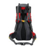 WoneNice Wasserdichter Wanderrucksack, 50 l  45 + 5  – Outdoor-Sport, Tagesrucksack mit Regenschutz - Rot - 50L US