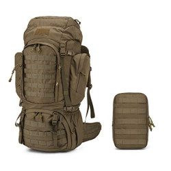 Mardingtop 60 Liter Taktischer Rucksack mit Regenhülle Großer Trekkingrucksäcke Erweiterbar Outdoor Rucksack Wanderrucksäcke 