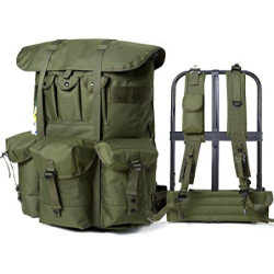 MT Akmax.cn Militärischer Alice Rucksack, 60 Liter Alice Pack, Army Survival Combat Backpack Wasserdichter Tactical Rucksack 
