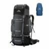 TRAWOC 80L Reiserucksack für Outdoor Sport Camp Wandern Trekking Tasche Camping Rucksack HK007  Grau 