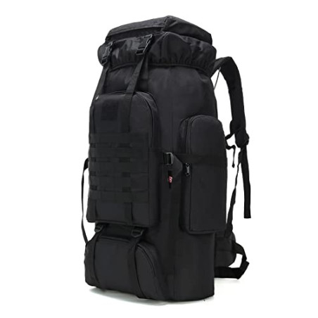 WintMing 70L Großer Camping Wandern Rucksack Taktischer Militär Molle Rucksack für Trekking Reisen Oxford Wasserdicht Bergste