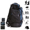Vologle Wanderrucksack 80L, Hohe Kapazität Reiserucksack - Multifunktionale Tagesrucksack, Trekking Bergsteigen Camping Rucks