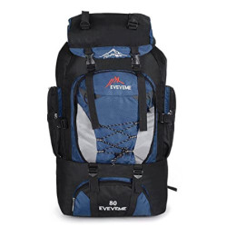 Vologle Wanderrucksack 80L, Hohe Kapazität Reiserucksack - Multifunktionale Tagesrucksack, Trekking Bergsteigen Camping Rucks