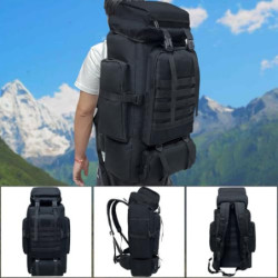 Ogetok 80L Camping-Wanderrucksack, 80 Liter Großer Survival-Jagdrucksack Herren, wasserdichter taktischer Rucksack für Herren