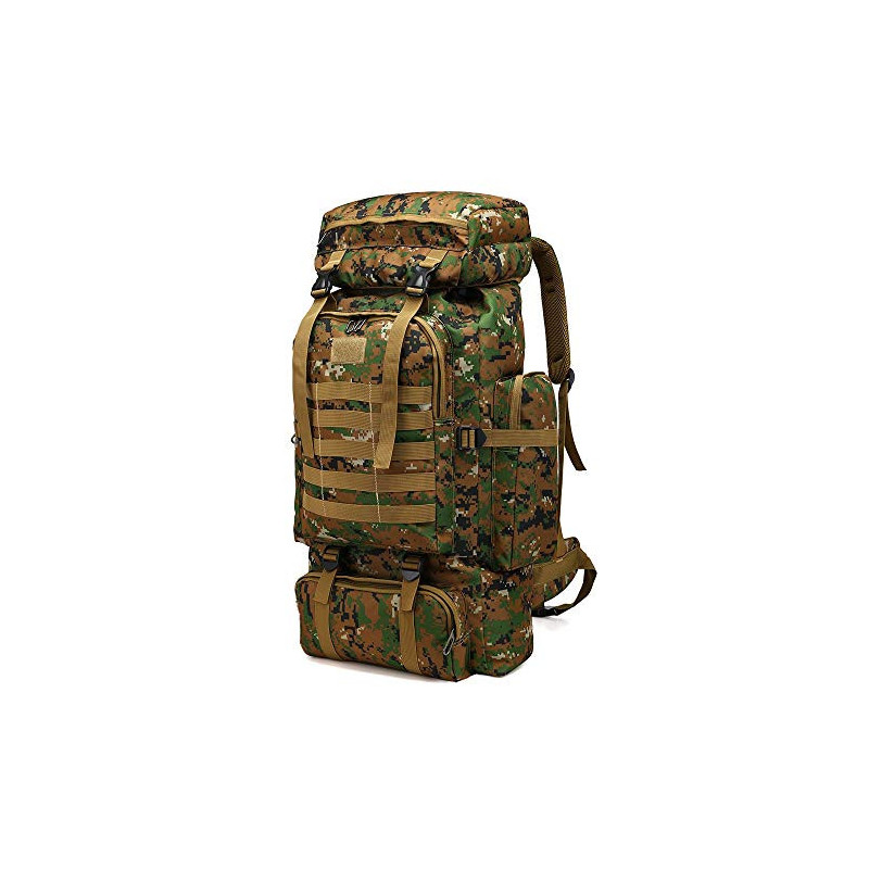 TOUYAKO Wanderrucksack 80L, Große Kapazität Wasserdicht Bergsteigen Wandern Militär Armee Taktischer Wanderrucksack Reiseruck TOUYAKO Wanderrucksack 80L, Große Kapazität Wasserdicht Bergsteigen Wandern Militär Armee Taktischer Wanderrucksack Reiseruck