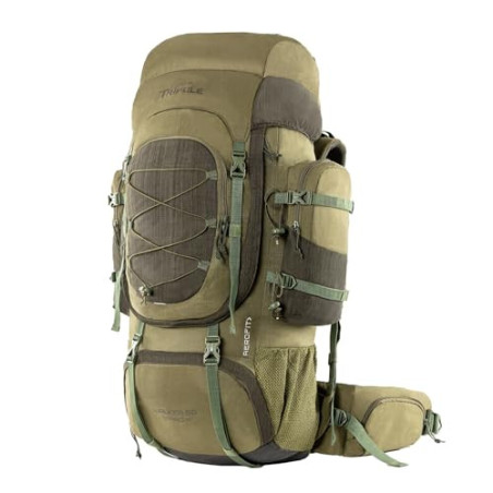 Tripole Walker Pro Rucksack mit internem Rahmen, für Reisen und Trekking, Frontöffnung, Laptop-Hülle, wasserabweisend, Regens