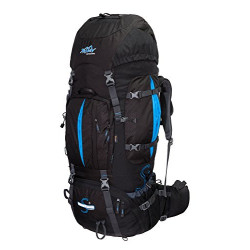 Tashev Outdoors Mount S+ Trekkingrucksack Front und Toplader Wanderrucksack Damen Herren Backpacker Rucksack groß 100l Plus 2