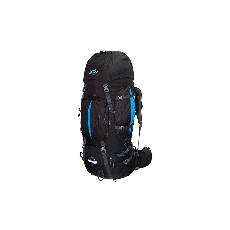 Tashev Outdoors Mount S+ Trekkingrucksack Front und Toplader Wanderrucksack Damen Herren Backpacker Rucksack groß 100l Plus 2 Tashev Outdoors Mount S+ Trekkingrucksack Front und Toplader Wanderrucksack Damen Herren Backpacker Rucksack groß 100l Plus 2