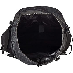 Amazon Basics - Wanderrucksack mit Innengestell und Regenschutz, 75I, Schwarz