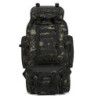 KingsGuard 100L Camping Wandern Rucksack Molle Rucksack Militär Camping Backpacking Daypack, Schwarz - CP, Large, Camping Ru