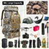 ÖSSZEFUT Taktischer Rucksack, 70 l, 80 l, wasserdicht, für Herren, taktischer Rucksack, Wandern, Camping, Militär, Rucksackre