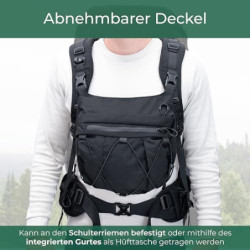 Steinwood Trekkingrucksack 70L  neu 2024 , Wanderrucksack, Backpacker-Rucksack, Reiserucksack, wasserabweisend mit Regenhülle