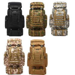 Qiantull Wanderrucksack 80L Groß Kapazität Trekkingrucksack Outdoor Universal Rucksack Camping Sport Reise Daypack Reiserucks