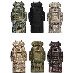 Qiantull Wanderrucksack 100L Groß Kapazität Trekkingrucksack Outdoor Universal Rucksack Camping Sport Reise Daypack Reiseruck