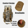 COTTILE Rucksack 80L Wasserdichtes Klettern Wandern Camouflage Rucksack Große Kapazität Camping Bergsteigen Outdoor Sport Ruc