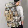 COTTILE Rucksack 80L Wasserdichtes Klettern Wandern Camouflage Rucksack Große Kapazität Camping Bergsteigen Outdoor Sport Ruc