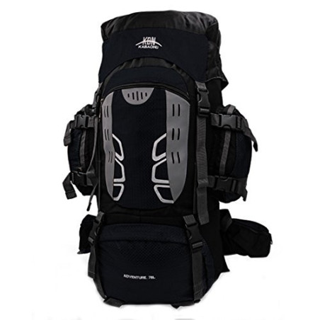 Mooedcoe 75L Trekkingrucksäck Große Kapazität Bergsteigen Rucksack Wanderrucksack Outdoor-Reisen Bergsteigen Klettern Camping