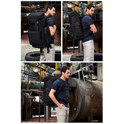 YUHAN Wanderrucksack, 85 l, großer taktischer Rucksack, Militär, Armee, Kampfrucksack, Trekkingrucksack, MOLLE-Rucksack