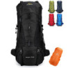Doshwin 70L Rucksack Campingrucksack Trekkingrucksack Wanderrucksack Reiserucksack  mit Regenschutz   Schwarz 