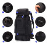 Yinghesheng Rucksack groß 80L Trekkingrucksack Reiserucksack Herren Outdoor Wasserdicht Militär Rucksack, Notfallrucksack Bac