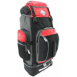 SiXsigma Sports XLarge 120L Heavy Duty Rucksack für Reisen: Campingrucksack, Wanderrucksack, großer Rucksack für Reisen, Camp