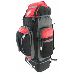 SiXsigma Sports XLarge 120L Heavy Duty Rucksack für Reisen: Campingrucksack, Wanderrucksack, großer Rucksack für Reisen, Camp