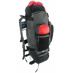 SiXsigma Sports XLarge 120L Heavy Duty Rucksack für Reisen: Campingrucksack, Wanderrucksack, großer Rucksack für Reisen, Camp
