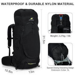 N NEVO RHINO Innenrahmen Wanderrucksack 50/60/65/70/80L, Bergsteigen, Camping, Tagesrucksack, wasserdichter Regenschutz