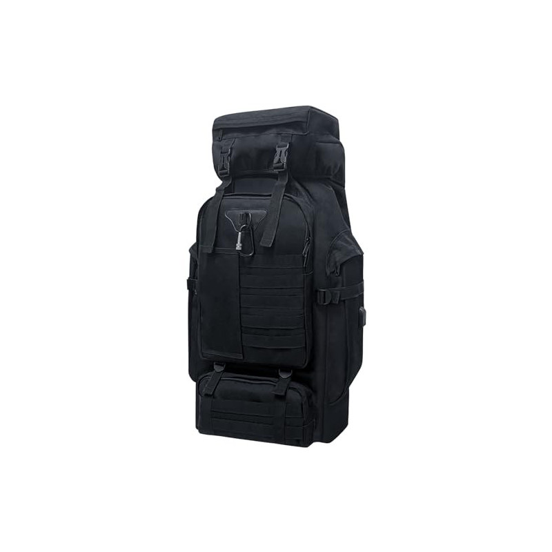 Lizbin 80L Camping Wanderrucksack, Militärischer taktischer Rucksack Molle Rucksack, extra großer Wanderrucksack, wasserabwei Lizbin 80L Camping Wanderrucksack, Militärischer taktischer Rucksack Molle Rucksack, extra großer Wanderrucksack, wasserabwei