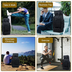 Lizbin 80L Camping Wanderrucksack, Militärischer taktischer Rucksack Molle Rucksack, extra großer Wanderrucksack, wasserabwei