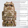 Qiantull Wanderrucksack 80L-Molle Groß Kapazität Trekkingrucksack Outdoor Universal Rucksack Camping Sport Reise Daypack Reis