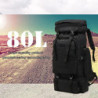 LYEAA Wasserdichter 80L Rucksack, Große Kapazität Oxford Tuch Sportrucksack, Molle Taschen Knapsack for Outdoor Training Camp