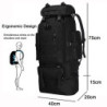 Kabxhueo Trekkingrucksack Herren 100L Outdoor Rucksack Wanderrucksack Militär Armee Rucksack Wasserdicht Survival Rucksack Re