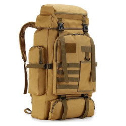 DXIA Wanderrucksack Herren, 80L Camping Rucksack, Wasserdichte Outdoor Sport Reise Rucksack, große reiserucksack leichtgewich