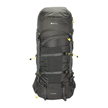 Mountain Warehouse Inca Extreme Rucksack - 80 Liter - Verschleißfest, strapazierfähig, Rucksack aus Polyester-Ripstop, Regena