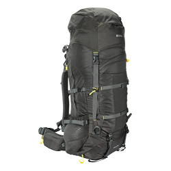 Mountain Warehouse Inca Extreme Rucksack - 80 Liter - Verschleißfest, strapazierfähig, Rucksack aus Polyester-Ripstop, Regena