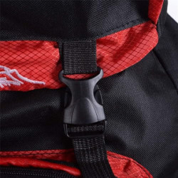 BJMAND Kompakter, leichter Reiserucksack, 80 l, faltbarer Camping-Rucksack, Outdoor-Sportrucksack, ultraleicht, Orange, 80L